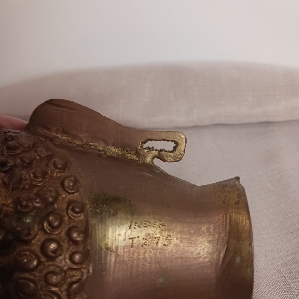 Numbered Brass Buddha Head - Picture 7 of 9